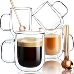 350ml Double Walled Glass Coffee Cu