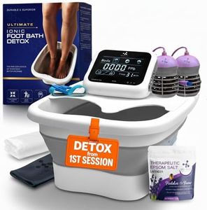 Vital Vibes Ultimate Ionic Foot Bath Detox Machine, Touch Display, Spa kit