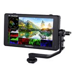 FEELWORLD LUT6 6 Inch 2600nits HDR 3D LUT Touch Screen DSLR Camera Field Monitor with Waveform VectorScope Histogram 4K HDMI Input Output 1920X1080 IPS Panel