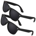 GQUEEN Polarized Sunglasses for Men and Women, Classic Square Retro Driving Sun Glasses 100% UV Protection