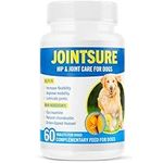 JOINTSURE SENIOR Hip & Joint Supplements for Dogs - Pack of 60 Tablets- Soothes Joints, Aids Mobility - High Levels of Glucosamine & Green Lipped Mussel (packaging may vary)