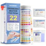 22 in 1 Water Testing Kit for Drinking Water, Home Drinking Water Test Kit Home Tap Drinking Water Test Strips for Hardness,Lead,Chlorine,Fluoride,Nitrate,pH,Iron,Copper,Cyanuric Acid,Bacteria