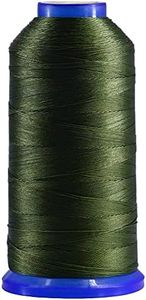 Selric [1200Yards / 26 Colors Available] Tex 135 Bonded Nylon Thread for Leather Sewing 420D/3 T135#138 Heavy Duty Upholstery Thread for Leather and Other Heavy Fabric（Olive Green）