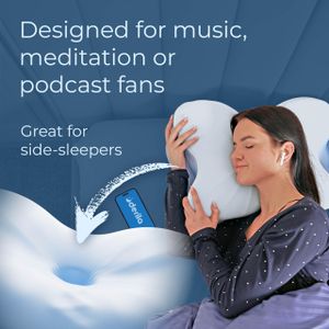 DERILA Ergo Memory Foam Pillow – Orthopedic Neck Support