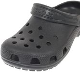 Crocs Kids' Classic Clog , Black/Black, 5 Big Kid