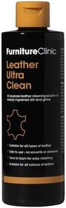 Furniture Clinic Leather Ultra Clean - All-Purpose Leather Cleaner - Leather Cleaner for Sofas - Leather Car Interior Cleaner - Deep Cleans All Leather Types and Colours - 250ml