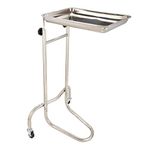 Konmee Mayo Instrument Stand of Stainless Steel Material Mobile Instrument Stand Medical Doctor Tattoo Spa Salon Equipment Procedure Trays