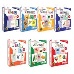 Wembley Flash Card for Babies 0 to 6 Months Old Boy Girls Infant Early Learning Educational Montessori Toys Birthday Gift for 1 2 3 4 Years Kids Activity Toys - Set of 196 Cards