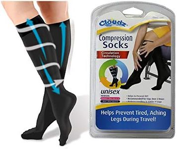 Cloudz Compression Flight Socks (Mens Shoe Size 5-9 & Womens Shoe Size 6-10)