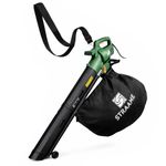 Straame 3-in-1 Leaf Blower and Vacuum 3000W, Corded Garden Vac with 45L Bag