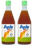 Blissify - Squid Fish Sauce, 725ml Glass Bottle - Pack of 2 - Authentic Thai Style - Ideal for Stir-Frying & Marinading