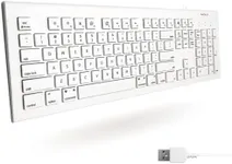 Macally Full Size USB Wired Keyboar