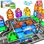 Magnetic Tiles - Road Set With Car 