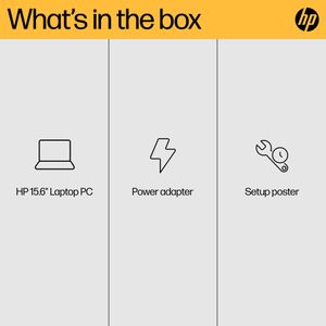 HP 15.6" Laptop – AMD Ryzen 7, 16GB RAM, 512GB SSD, FHD, Windows 11, Jet Black