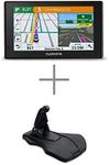 Garmin DriveSmart 51 NA LMT-S Friction Mount Bundle (010-01680-02) with Lifetime Maps/Traffic, Live Parking, Bluetooth,WiFi, Smart Notifications, Voice Activation, Driver Alerts