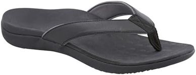 Scholl Orthaheel Sonoma Mens II Comfortable Supportive Thongs - Size: 10 AUS - Color: Black