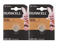 2 x Duracell 1632 (2 blister packs of 1 battery) 2 batteries (CR1632)