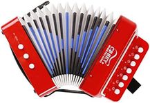 CB SKY Kids’ 7 keys Accordion/Kids Musical Instrument/Musical Toys (Red)