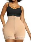 SHAPELLX Plus Size Tummy Control Shapewear Shorts For Women Butt Lifter Waist Snatched Body Shaper Faja(Beige,5X-large)