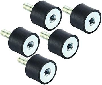 Homend 5Pcs M6 Rubber Mounts Shock Absorber Anti Vibration Silentblock Car Boat Bobbins (M6)