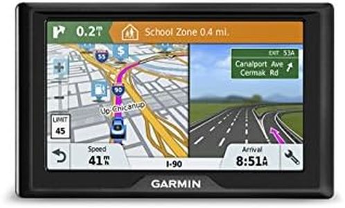 Garmin Drive 51 USA LMT-S Système de Navigation GPS avec Cartes à Vie, trafic en Direct et Parking en Direct, alertes de conducteur, accès Direct, TripAdvisor et données Foursquare