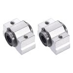 sourcing map SCV10UU Linear Ball Bearing Slide Block Units, 10mm Bore Diameter 2pcs