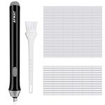 Electric Eraser Kit, AFMAT Electric Drawing Erasers for Artists, 140 Refills, Drafting Brush, Battery Operated Eraser for Sketching Pencils/Drafting Pencil/Graphite Pencils, Detailer Tool for Crafting