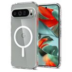 Spigen Ultra Hybrid MagFit Case for Google Pixel 9 Pro XL, Compatible with MagSafe Accessories - White