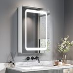 Dripex LED Bathroom Mirror Cabinet,