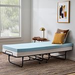 LINENSPA Memory Foam Mattress Topper - Gel-Infused Memory Foam - 3 Inch Style - Small Single Size - Plush Feel - Cooling Design - Pressure Relieving - Dorm Room Essentials - CertiPUR Certified