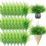 22 Pack Artificial Boston Ferns, 16 Inch UV Resistant Faux Greenery, Waterproof Outdoor/Indoor Decorative Plants, Adjustable Length, No Maintenance, Lifelike No-Fade Leaves for Home Garden Decor**