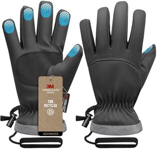 Odtmger Winter Gloves,Ski Gloves 3M Thinsulate Waterproof & Warm Cold Weather Gloves for Parent - Cycling, Driving, Running