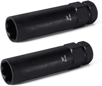 VEXPLO 2 Pieces 7 Spline Lug Nut Key Set, Locking Lug Nut Removal Tool, Wheel Lock Removal Kit for Easy Installation and Removal of Lug Nuts on Aftermarket Wheels