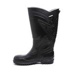 WI Agarson 15 Inch Safety Gumboot Without Steel Toe (Size – UK 7) Black