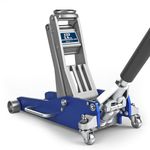 TCE 2.5 Ton Low Profile Aluminium Hydraulic Floor Jack with Dual Piston Quick Lift Pump, Lifting Range 95-480 mm for Cars, SUVs & Low Clearance Vehicles