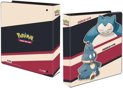 Ultra PRO - Pokémon Snorlax & Munchlax 2" Album Binder - 3 Ring Binder Perfect for Protecting Large Collectible Card Collection, Trading Cards, & Gaming Cards, Pairs well With Ultra PRO 9-Pocket Pages