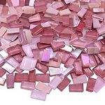 LITMIND Pink Mixed Irregular Glass 