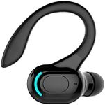 Wireless Earbud - V5.2 Ultralight in-Ear Wireless Headphone - Single Ear Earpiece with Hi-Fi Sound, Handsfree Earbud, Compatible with Mobile Phones Tablets Laptop Wood.l