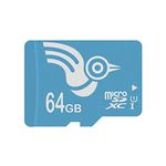 ADROITLARK High Speed 64GB Micro SD Card Class 10 microSD UHS-I Memory Card 64GB for Phone/Tablet/Dashcam with Adapter(U1 64GB)