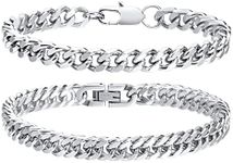 VNOX Silver Bracelet Chain for Wome