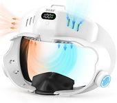 NVNV VR Cooling Fan,Only Compatible with Oculus/Meta Quest 3,VR Accessory with Face Pad,Facial Interface＆Anti Fog Fan, 3-Gear Independent Dual Turbo Cooling Fan with Dedicated Air Channels