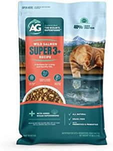 Alaskan Gold SUPER3+ (Salmon+Freeze Dried Raw Salmon+Salmon Fish Oil) Dry Cat Food | Kitten & Adult | High-Protein | Grain-Free | Allergy & Digestive Support| All-Natural | 10-lbs