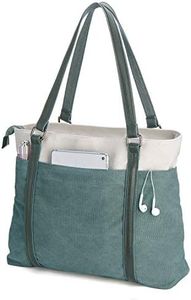 Women's Work Bag with Laptop Compartment Zipper Pockets Teacher Totes Purse