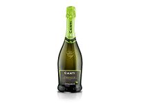 Canti - Prosecco D.O.C. Sparkling Extra Dry Millesimato, Organic Wine 11%, Italian Glera Grape Variety from Veneto, Sweet and Fresh Taste, 1x750 ml