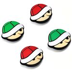 FUNLAB Switch Thumb Grips Joystick Caps Compatible with Nintendo Switch/OLED/Lite Controller Accessories, Cute Silicone Analog Stick Cover, 4PCS - Green & Red Turtle Shell