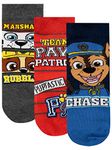 Paw Patrol Boys' Socks Pack of 3 Multi Size 7 to 9.5