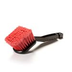 Purezo Car Detailing Brush, Suitable for Seat & Wheel Cleaning and Car Washing Brush- Red