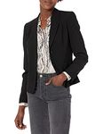 Calvin Klein Women's Two Button Lux Blazer, Black 14