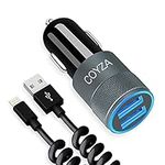 COYZA Fast Car Charger Adapter, Com