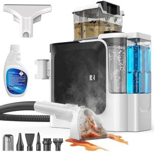 Redroad Steam Cleaner 32000PA Carpet Cleaner 1800W Machine Upholstery Shampooer Couch Cleaner Portable Vacuum Rug Sofa Car Seat Fabric Mattress Pet Spot Extractor for Home